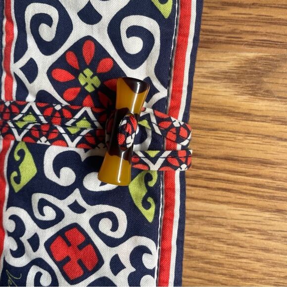 Vera Bradley Sun Valley Work Tote Laptop Purse Diaper Quilted Bag With Pockets - Picture 8 of 15